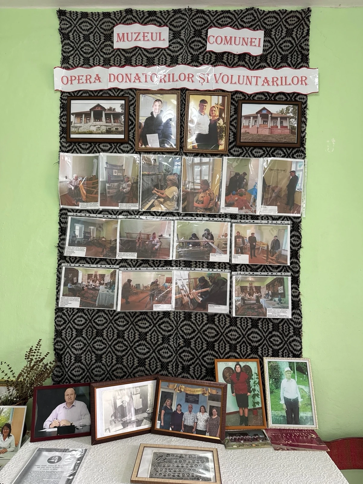 Panoul donatorilor și voluntarilor muzeului